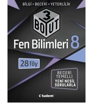 LGS 8. SINIF 3 BOYUT FEN BİLİMLERİ