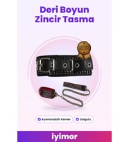 Fetiş Diamond Deri Boyun Zincir Tasma – iyimor