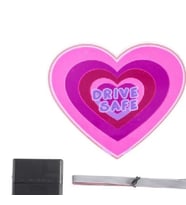 Drive Safe Led Işıklı Araba Aksesuarı