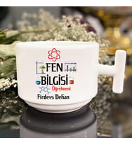 Fen Bilgisi Öğretmenlerine Özel  T Kulp Nescafe Fincanı