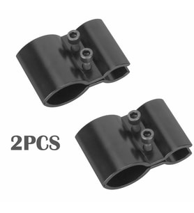 Northcity 2x10mm 31mm Montaj Klip – Taktik El Feneri & Lazer Sight Kapsam, Alüminyum Siyah