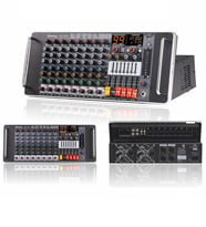 König KRP-PRO8 8 Kanal Power Mikser Anfi 2x550 Watt (Siyah)