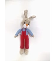 Tavşan Harry Amigurumi Organik Oyuncak