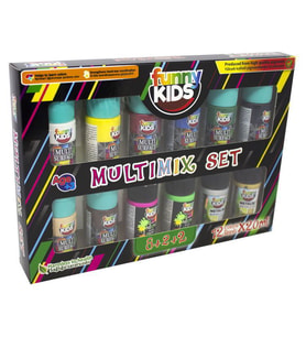 Funny Kids Multimix Akrilik Boya 12 Renk x 20 ml Set 