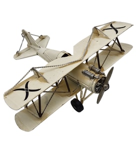 Dekoratif Metal Uçak Albatros D.V Avcı Uçağı