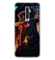 Oppo Reno 2Z 4 Lite 4 Pro 5 6 7 A31 Kılıf Desemli Silikon Karga 1616