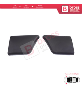 Peugeot Partner M49 1996-2002 Makyajsız Kasa 8544.F2 8544.F1 İçin Ön Sol ve Sağ Çamurluk Çıtası