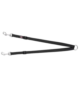 Trixie İki Köpek Gezdirme Tasması, XS-M:40-70cm Siyah