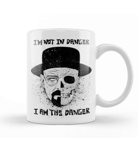 Breaking Bad I Am The Danger 01 Kupa Bardak Porselen