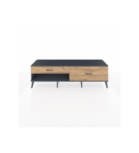 Hyperion TV Ünitesi 2 Çekmeceli  176x44x51 Antrasit-Antrasit/Çam
