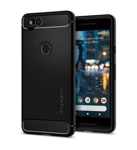 Spigen Google Pixel 2 ile Uyumlu Kılıf Rugged Armor