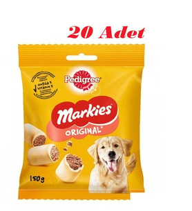 Pedigree Markies Köpek Ödül Bisküvisi 150 Gr*20 ADET