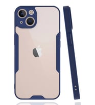 Newface Apple iPhone 14 Plus Kılıf Platin Silikon - Lacivert