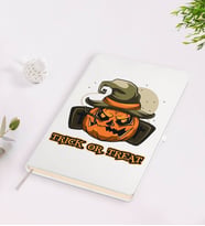 BK Gift Halloween Trick or Treat Tasarımlı Beyaz Defter-1