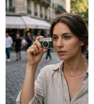 Ultra Kompakt Mini Fotoğraf Makinesi 4K Hd Video Selfie Kamerası