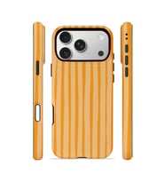 iPhone 17 Pro Vorian Çift Katmanlı MagSafe Kılıf Golden Hour Stripe