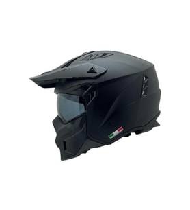 X1-X MAT SİYAH SEUL KASK (Aynalı Vizör)