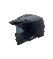 X1-X MAT SİYAH SEUL KASK (Aynalı Vizör)