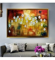 Altın Çerçeveli dekoratif tablo l580 (Gold)