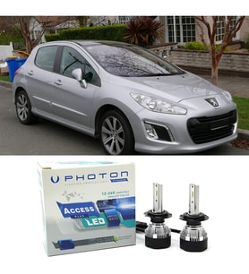 Peugeot 308 Uzun Far Ampulü H1 Access Yeni Seri Beyaz 2007-2013