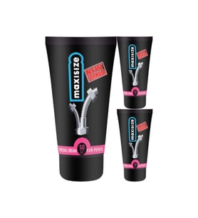Süper Maxsize Maxi Size 3 Adet Cream Erkeğe Özel 50 ml Şekillendirici Hareketleyici Krem