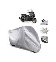 Yamaha X-max 400 Tech Max  Arka Çanta (bağlantı Tokalı) Uyumlu SolarBlock  Motosiklet Brandası (Siyah)