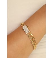 Dantel Gurmet Altın Bileklik (Gold)