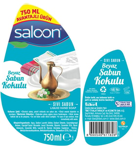 Lexroo SIVI SABUN BEYAZ SABUN KOKULU 750 ML