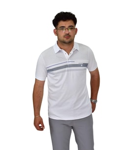 Erkek Polo Yaka Pano Çizgili Tişört T273 BGL-ST04592