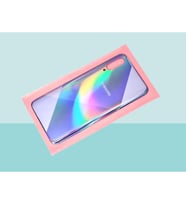Tkgz - Samsung Galaxy A50S A507 Arka Kapak Batarya Kapağı - MAVİ