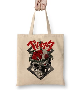 Berserk Skull Bez Çanta Uzun Saplı