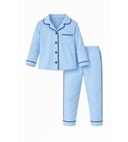 Unisex Bebek Çocuk 2'li Alt Üst Pijama Takımı - Beyaz