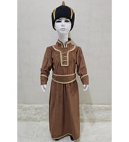 Moğolistan  Kostümü Erkek Çocuk  Moğol Erkek Çocuk Kıyafeti