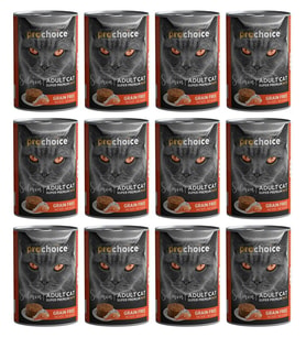 Pro Choice Adult Somonlu Kedi Konservesi Pate 400 gr 12 Ad