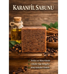 Herbliss Doğal Karanfil Özlü Sabun / Sivilce Ve Akne Karşıtı