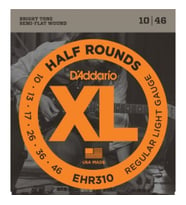 D’Addario EHR310 Elektro Gitar Tel Seti 10-46 Half Rounds Regular Light