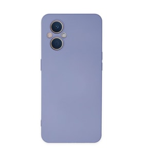 Oppo Reno 7 Lite Kılıf Nano İçi Kadife Silikon - Lila