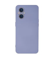 Oppo Reno 7 Lite Kılıf Nano İçi Kadife Silikon - Lila