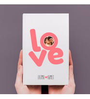 Love Sevgililer Günü Deri Kaplı Defter 2021-6