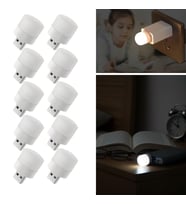 Mcg® USB Mini Top LED 10 lu Aydınlatma Seti - Sıcak Renkli Gece Lambası, Enerji Tasarruflu Mikro LED Işıklar