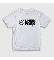 Presmono Unisex Çocuk Beyaz Logo V2 Linkin Park T-Shirt 98228tt (Beyaz)