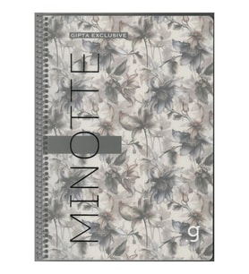 GIPTA MINOTTE SPİRALLİ PP. KAPAK A4 80YP. 80GR. ÇİZGİLİ DEFTER 8421 - TEKLİ