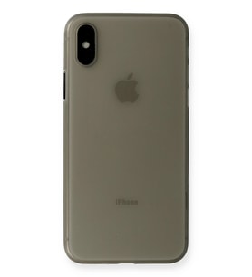Pilelistore   iPhone XS Max Kılıf PP Ultra İnce Kapak - Gri