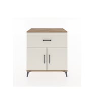 Hyperion Şifonyer Tek Raflı Tek Çekmeceli 2 Kapaklı 88x44x96 Çam-Aytaşı