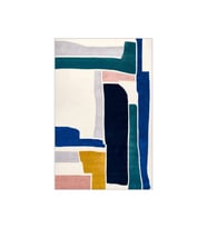 Eliana Home Baskılı, Yıkanabilir Kaymaz Taban Salon Halısı LNA0594 100x150 cm (Mavi)
