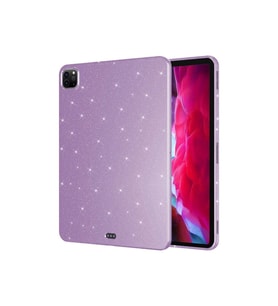 iPad Pro 11 2018 Uyumlu Simli Parlak Görünümlü Zore Tablet Koton Kılıf (Lila)