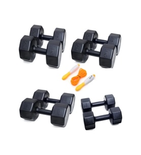Ps Spor 4 Set Dambıl Sayaçlı Atlama Ipi = 3 kg 2 Ad 6 kg 2 Ad 8 kg 2 Ad 10 kg 2 Ad