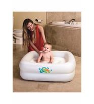 Bestway Şişme Zemin Bebek Havuzu 86X86X25 CM (Beyaz)