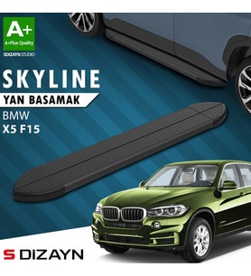 S-Dizayn Bmw X5 F15 Skyline Siyah Yan Basamak 193 Cm 2013-2018 A+ Kalite