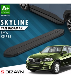 S-Dizayn Bmw X5 F15 Skyline Siyah Yan Basamak 193 Cm 2013-2018 A+ Kalite